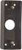 Camden CM-23 SURFACE BOX, Standard Depth, Flame and Impact resistant black polymer (ABS) 1 3/4" w X 4 1/2"H x 1 1/4"D