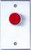 Camden CM-7000R Spring Return, N/O, Momentary / Red Button