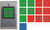 Camden CM-30U (13) English and Spanish Insert Labels, 12V - 28V LED Illuminated (Red and Green): 'Push to Exit', 'Exit', 'Occupied When Lit' and Wheelchair Symbol.