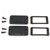 Hammond Manufacturing 1457CWPF 1457C flanged end panels and gasket kit - 2 pack