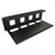 Hammond Manufacturing PCMDD19005BK1 3U Horizontal Hinged Cable Manager
