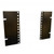 Hammond Manufacturing PBAS19007BK2 4U Rack Rail Reducer Panel