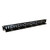 Hammond Manufacturing HCMP191UBK 1U Horizontal Cable Manager Panel