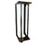 Hammond Manufacturing HWMR1932UBK 32U Adjustable Depth Center Swing Wall Rack