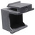 Quest NIN-1100 Gray Blank Keystone Insert, 5 Pack