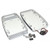 Hammond Manufacturing 1553DGYBAT grey ABS w/ grey soft side hand held enclosure & battery door 5.80x3.50x0.98