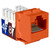 Quest NKJ-5504 Cat5E Orange 8P8C Slim-Style 90 Degree Keystone Jack