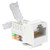 Quest NKJ-6408 Cat6 White 8P8C Tooless Keystone Jack