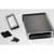 Hammond Manufacturing 1457J1202EBK black EMI/RFI shielded extruded aluminum enclosure flanged panels 4.73x3.30x1.12