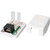 Quest NSB-5420 1-Port White Cat5E RJ45 Tooless Surface Mount Box