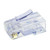 Simply45 S45-1501 Cat5E Unshielded Pass Through RJ45 Plugs, 50 Pack