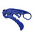 Simply45 S45-S01BL Shielded & Unshielded Cat7A/6A/6/5E Blue Adjustable LAN Cable Stripper