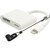 Simply45 DO-D005 Lightning Male to HDMI & Lightning Female Pigtail Dongle Adapter