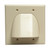 Quest VHT-8202 Dual Gang Almond Bulk Cable Wall Plate
