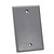 Quest NFP-1000 Single Gang Gray Blank Keystone Wall Plate