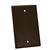 Quest NFP-1003 Single Gang Gray Blank Keystone Wall Plate