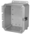 Integra P10086LPCLL 10" x 8" x 6" High Impact Polycarbonate Hinged Enclosure