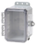 Integra P6044C 6" x 4" x 4" High Impact Polycarbonate Hinged Enclosure