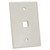 Quest NFP-5012 Single Gang Light Almond 1-Port Oversized Keystone Wall Plate