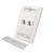 Quest NFP-3028 2-Port Angled Keystone Wall Plate