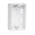 Quest NFP-3005 2" Deep White Wall Plate Surface Mount Box
