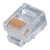 Quest NMP-6111 Cat3 RJ12 Flat Stranded 15U Gold Modular Plugs, 100 Pack