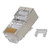 Quest NMP-8825 Cat6 RJ45 Shielded Round Solid/Stranded 50U Gold Modular Plugs, 100 Pack