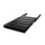 Quest ES0119-0121 19" Single-Sided Slide-Out Vented Shelf W/Adjustable Rails, 21"-32"D, Black