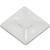 Quest NWT-9102 1" Natural Saddle Type Nylon Cable Tie Mounts, 100 Pack
