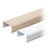Quest FCL-22926 WireHider Cover Lid - 1" Beige, 4Ft, 24 Pack