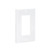 Tripp-Lite N042D-100-WH Decora Style Vertical White Single-Gang Faceplate