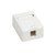 Tripp-Lite N082-001-WH Surface-Mount Box for Keystone Jack 1-Port Wall Celling White