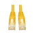 Tripp-Lite N201-005-YW Tripp Lite 5Ft Cat6 Gigabit Snagless Molded Patch Cable RJ45 M/M Yellow 5'