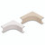 Quest FIC-41414 1/2" White Inside Corner Raceway Accessory