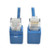 Tripp-Lite N201-SR2-BL Cat6 Gigabit Snagless Molded Slim UTP Patch Cable Right Angle 2'
