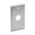 Tripp-Lite N206-FP01-IND RJ45 Bulkhead Wall Plate 1 Cutout Industrial Metal Single Gang