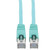 Tripp-Lite N262-001-AQ Cat6a Snagless Shielded STP Patch Cable 10G, PoE, Aqua M/M 1Ft