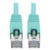 Tripp-Lite N262-006-AQ Cat6a Ethernet Cable 10G STP Snagless Shielded PoE M/M Aqua 6Ft