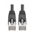 Tripp-Lite N262-007-BK Cat6a Snagless Shielded STP Patch Cable 10G, PoE, Black M/M 7Ft