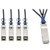 Tripp-Lite N281-02M-BK 40GbE QSFP+ to 10GbE SFP+ Passive Copper Breakout Cable 2M 6.5'