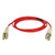 Tripp-Lite N320-01M-RD Duplex Multimode 62.5/125 Fiber Optic Patch Cable(Red) LC/LC - 1M (3')