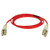 Tripp-Lite N320-02M-RD Duplex Multimode 62.5/125 Fiber Optic Patch Cable(Red) LC/LC - 2M (6')