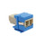 Tripp-Lite N455-000-BL-KJ Duplex Multimode Fiber Coupler Keystone Jack LC LC Blue