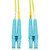 Tripp-Lite N820-01M-OM5 Duplex Multimode Fiber Patch Cable OM5 LC LC 50/125 100Gb 1M