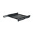 Quest ES0419-0114 19" Single-Sided Slide-Out Vented Shelf, 1U, 14"D, Black