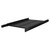 Quest ES0519-0118 19" Fixed Shelf Vented Heavy Duty Shelf, 1U, 18"D, Black
