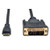 Tripp-Lite P566-003-MINI 3Ft Mini HDMI to DVI Digital Monitor Adapter Cable