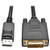 Tripp-Lite P581-003-V2 DisplayPort 1.2 to DVI Active Adapter M/M 1920 x 1200 1080p 3'