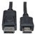 Tripp-Lite P582-006 DisplayPort to HD Cable Adapter HDCP 1080P M/M 6' 6Ft