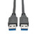 Tripp-Lite U320-006-BK 6Ft USB 3.0 SuperSpeed A/A Cable